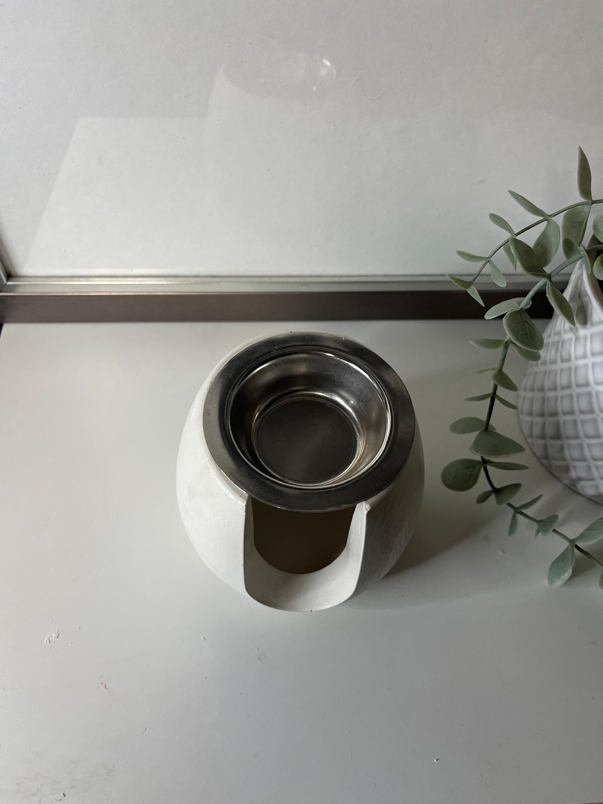 ✨ Quemador Artesanal para Waxmelts - Diseño Ovalado, Seguro y Elegante ✨