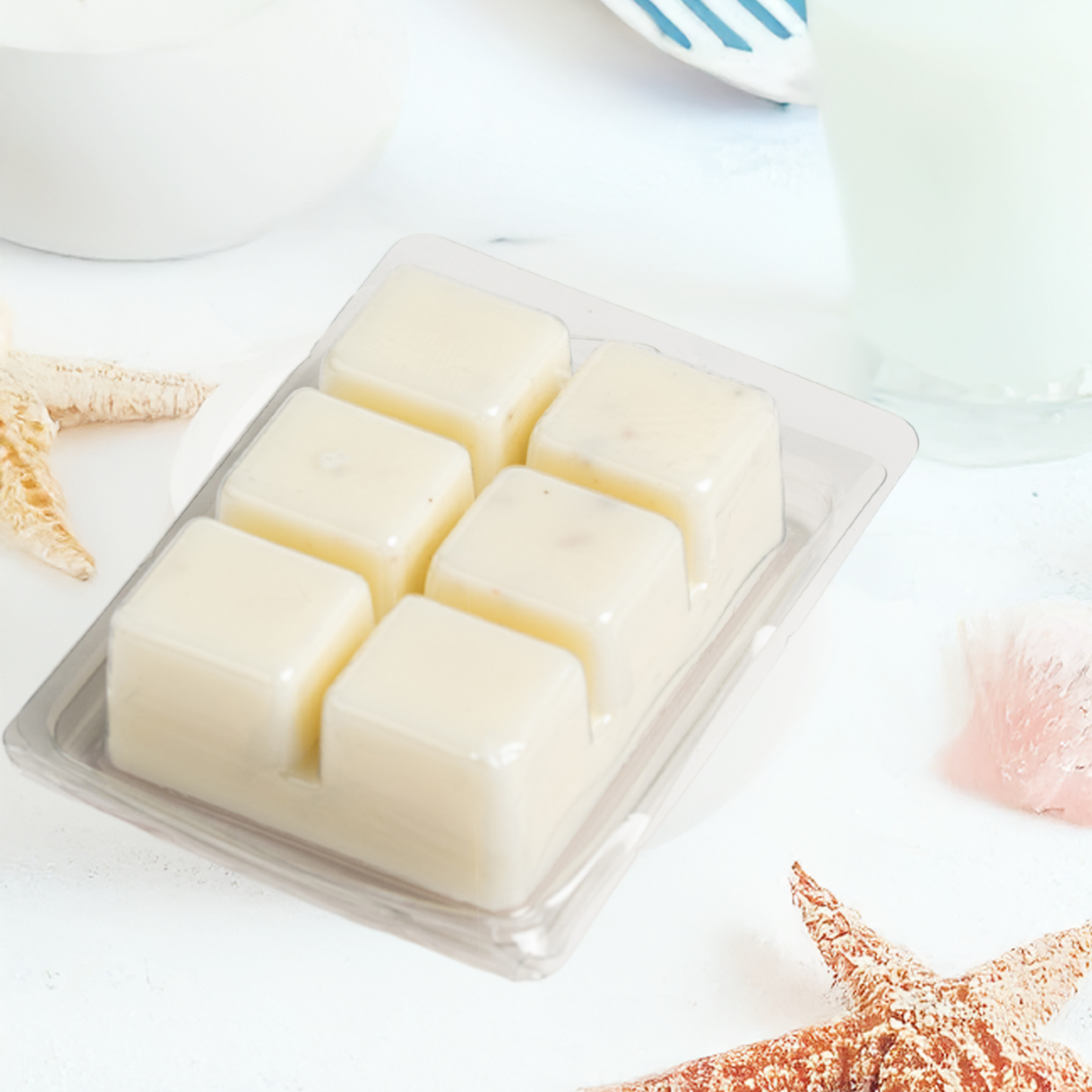 🕯️ Tableta Wax Melt Mango & Coco –1 tableta contiene 6 Unidades de Cera de Soja