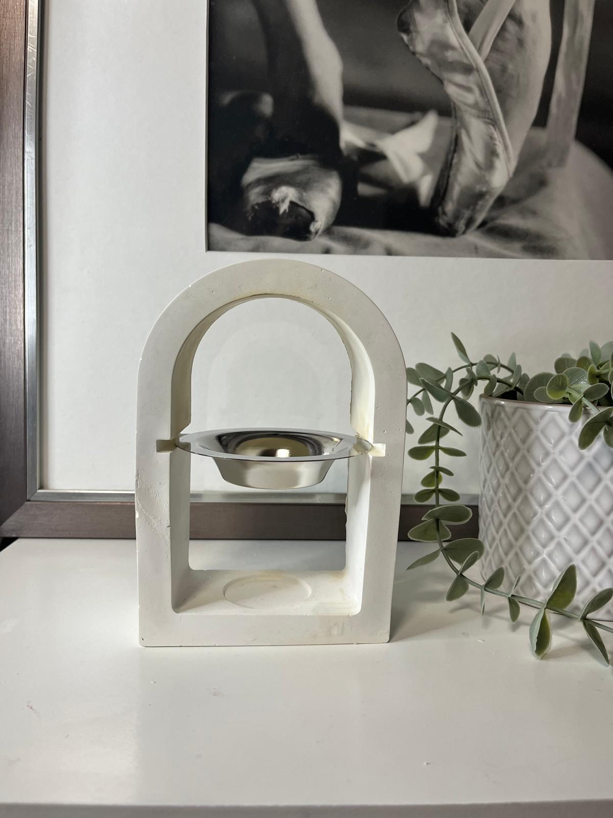 ✨ Quemador Artesanal para Waxmelts - Diseño Elegante en Arco ✨