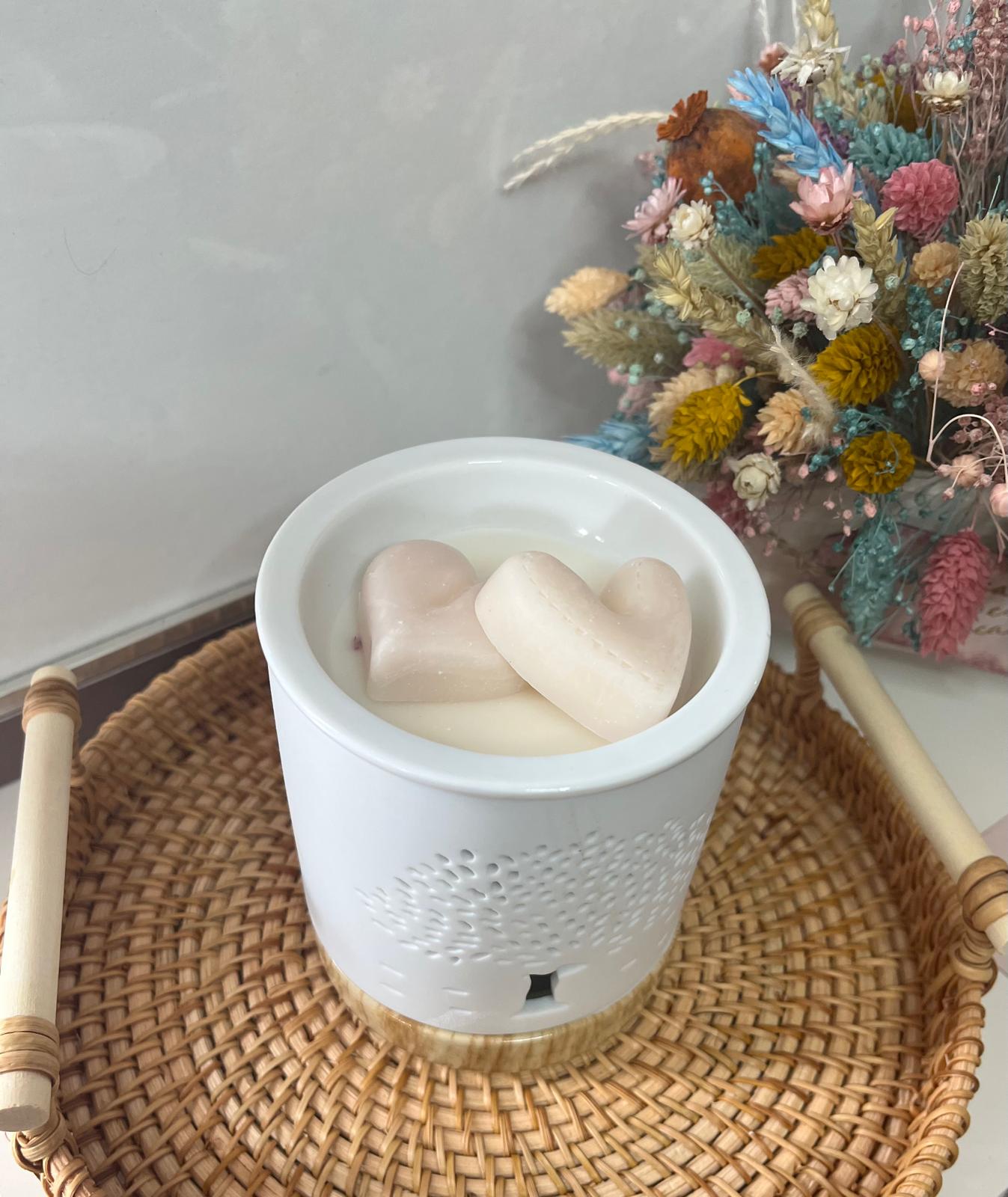 ✨ Quemador Artesanal para Waxmelts - Diseño Elegante Arbol de la vida✨