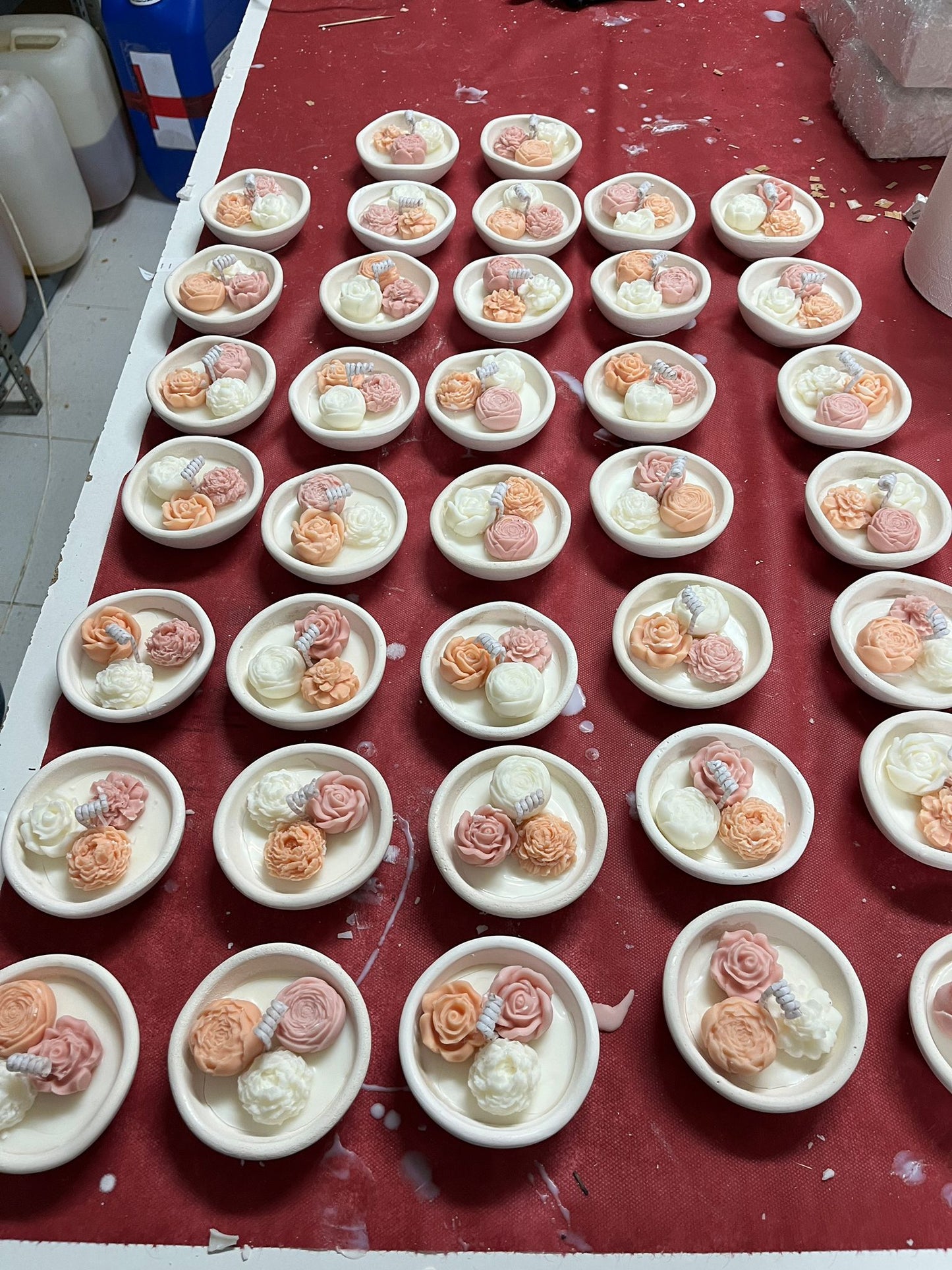 Velas Artesanales con Flores – para tu Evento Especial