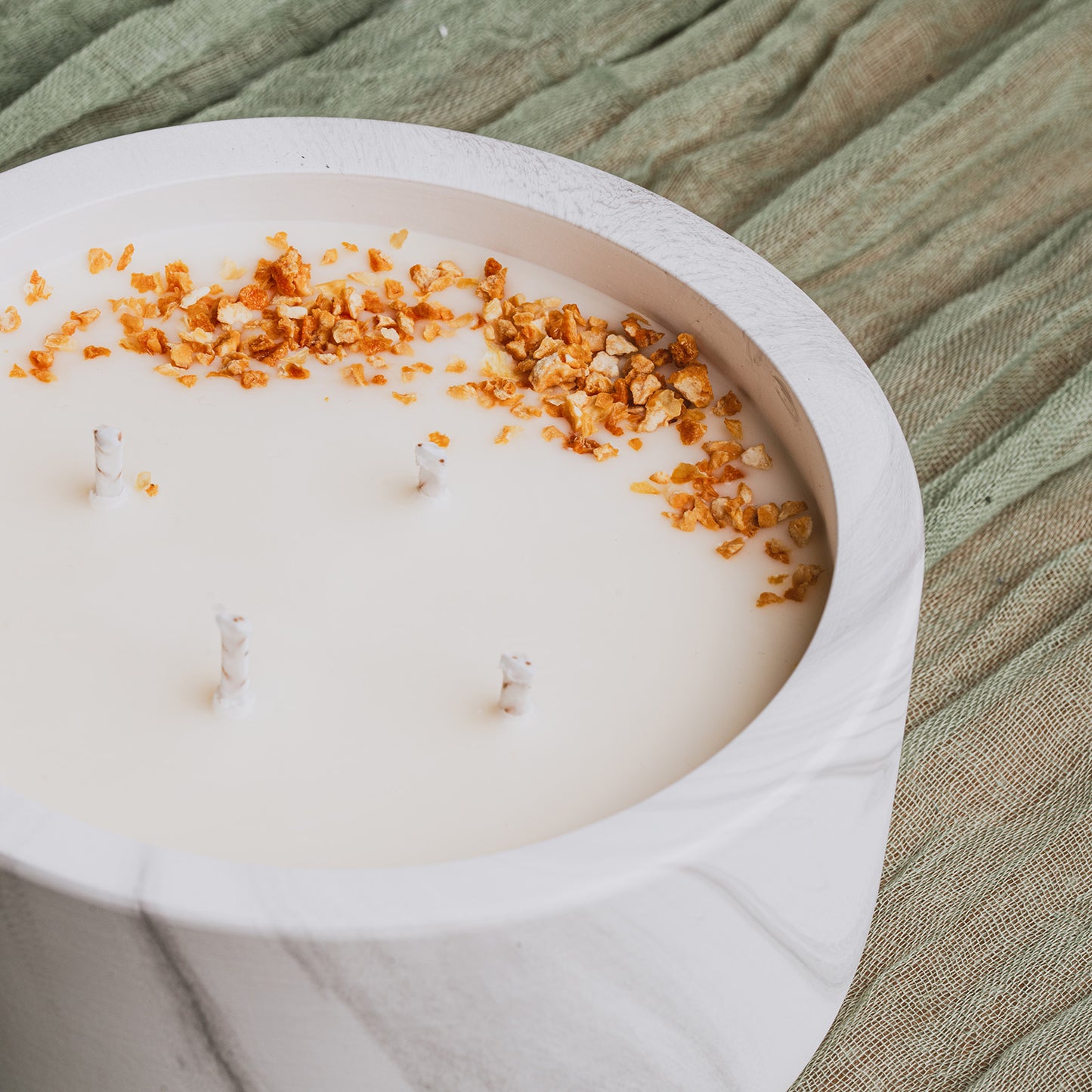 Atuvela · Velón 4 mechas · Canela Naranja