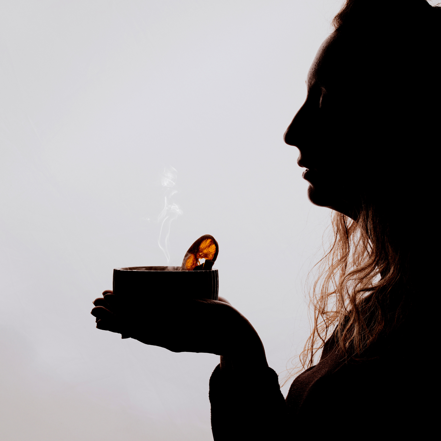 Vela  Canela y Naranja