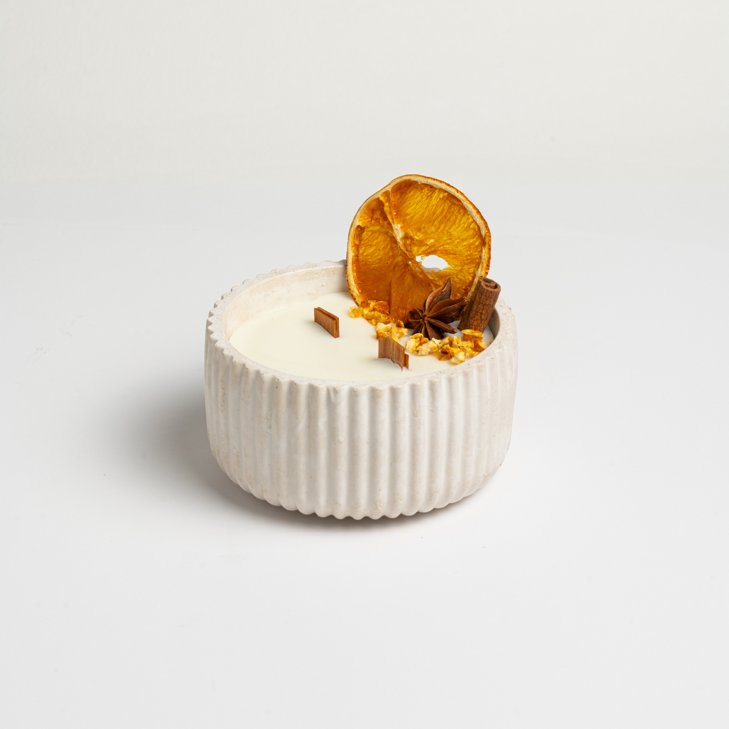 Vela  Canela y Naranja