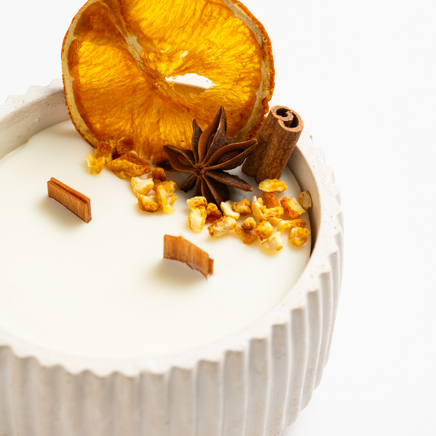 Vela  Canela y Naranja