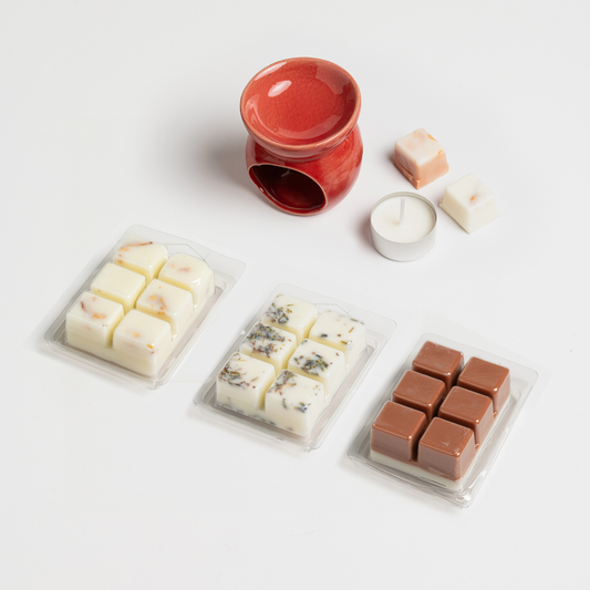 Pack · 3 Waxmelts Florales + Quemador