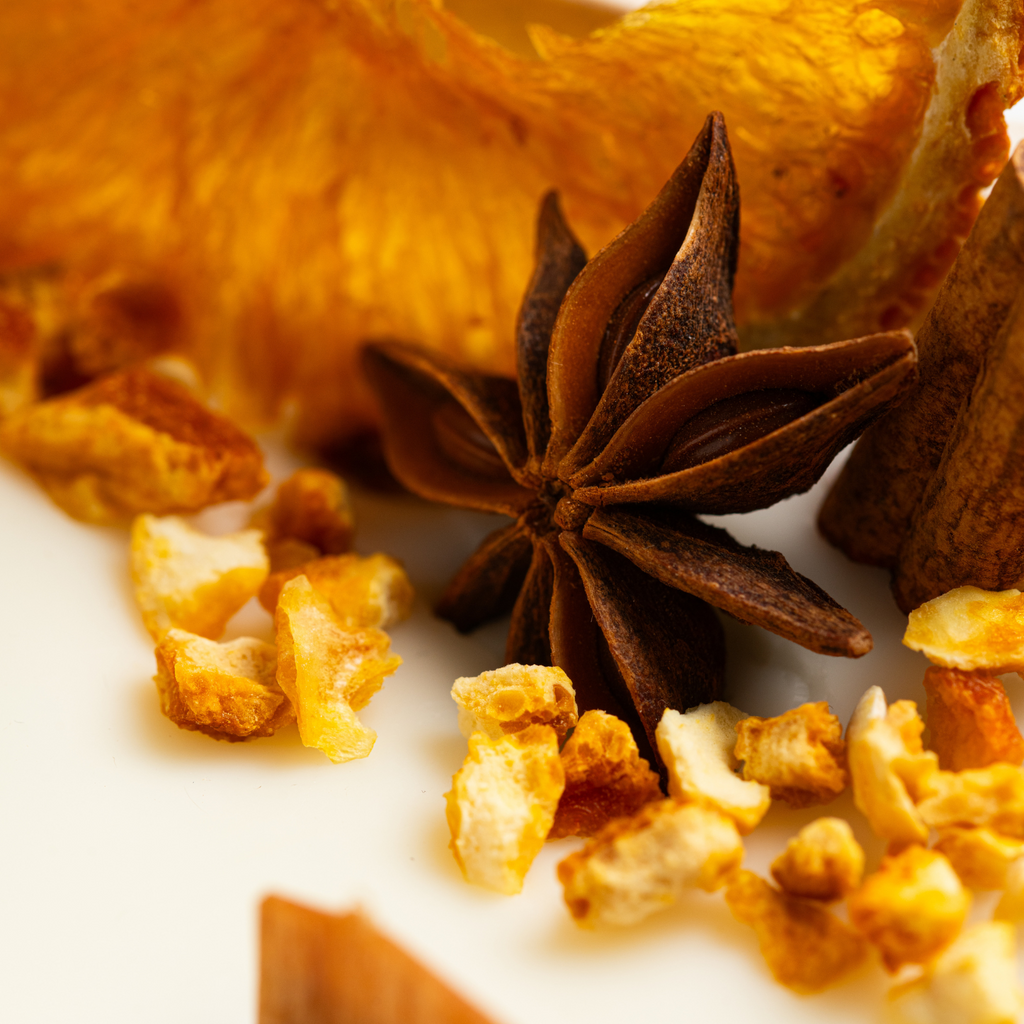 Vela  Canela y Naranja