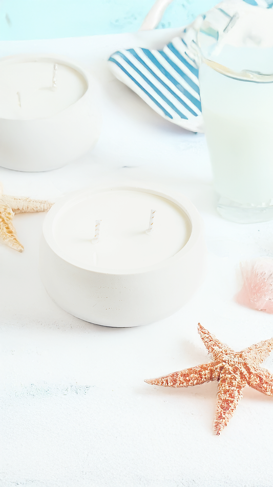 🕯️ Vela Aromática Mango & Coco – Edición Verano Frescura tropical en cada rincón de tu hogar.