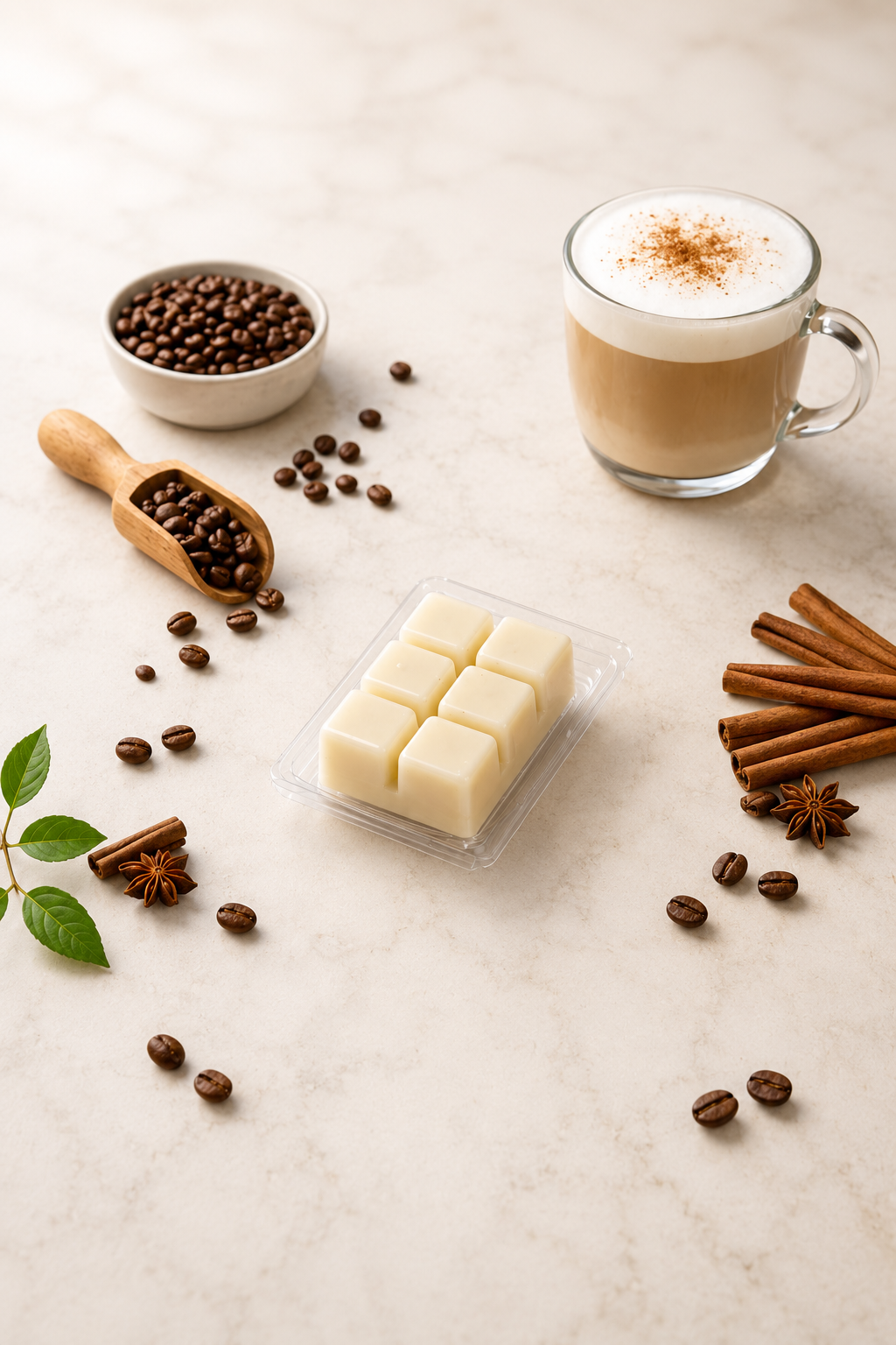 🕯️ Tableta de Waxmelt Caffè Latte – 6 unidades