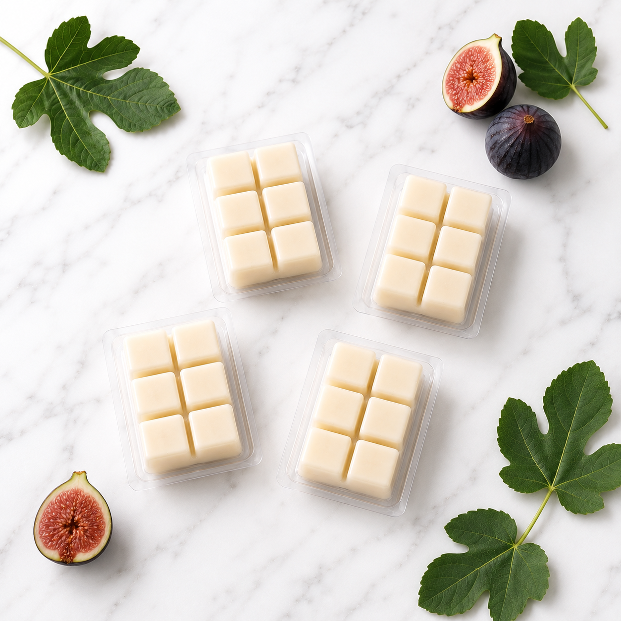 Pack 4 Wax Melts Figué | Aroma Higuera Verde y Fresco