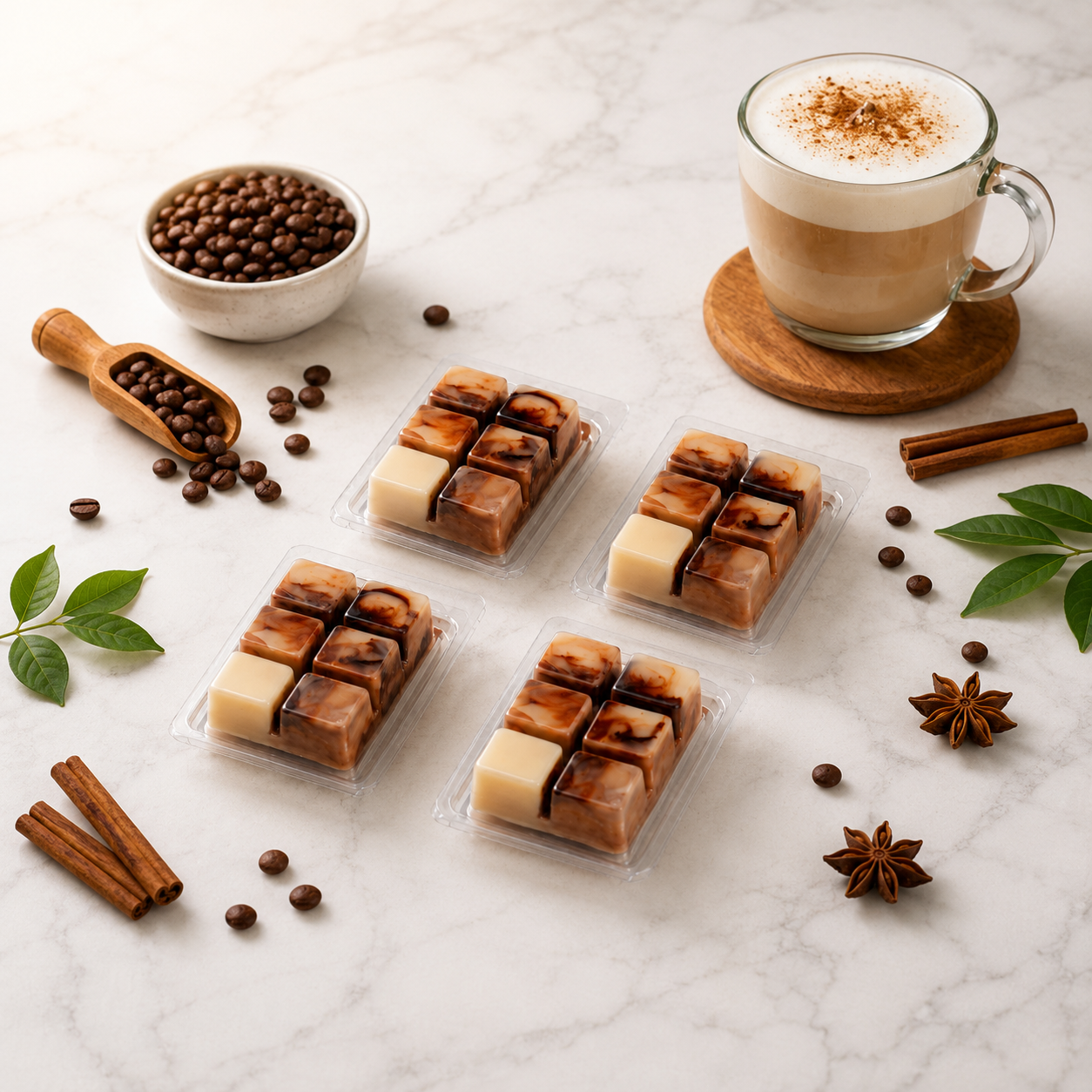 Pack 4 Wax Melts Café | Aroma Café Tostado Intenso