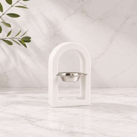 ✨ Quemador Artesanal para Waxmelts - Diseño Elegante en Arco ✨