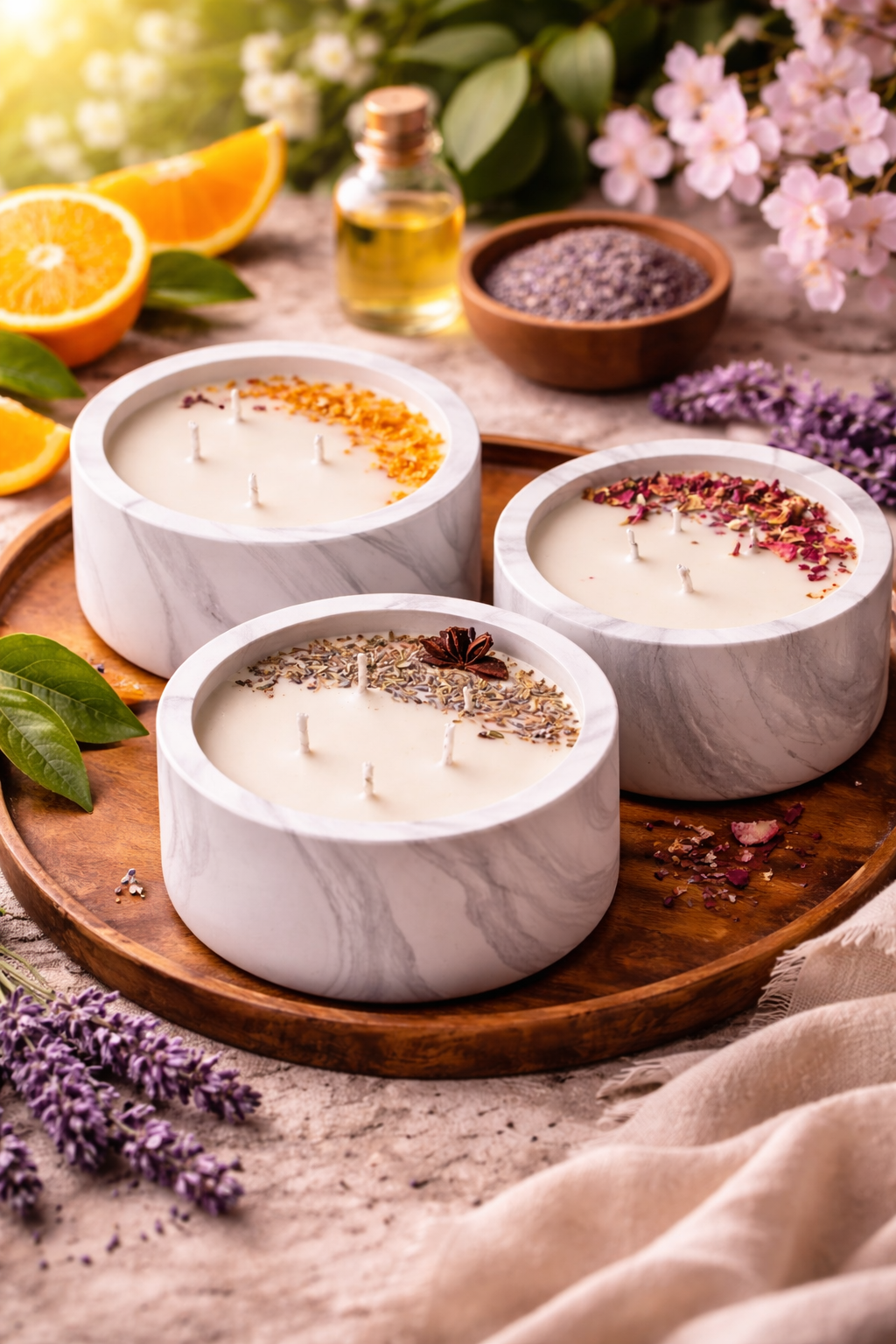 Atuvela – Pack 3 Velones (18€/unidad) Elige tus Aromas