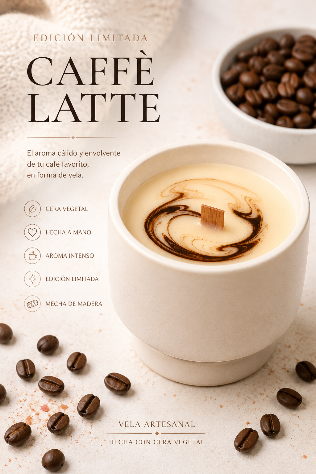 Vela Café Latte EDICION LIMITADA