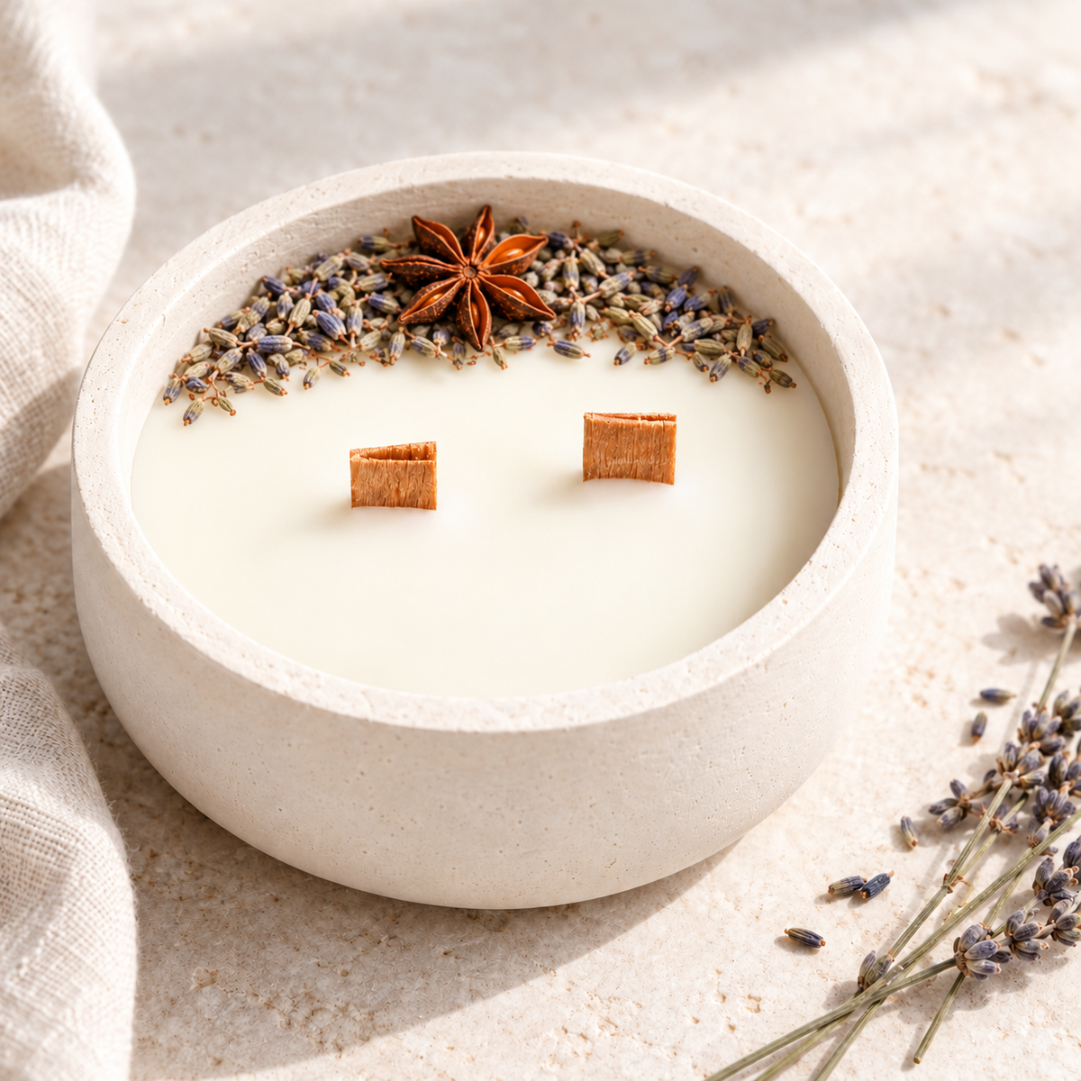 Vela Lavanda y Vainilla