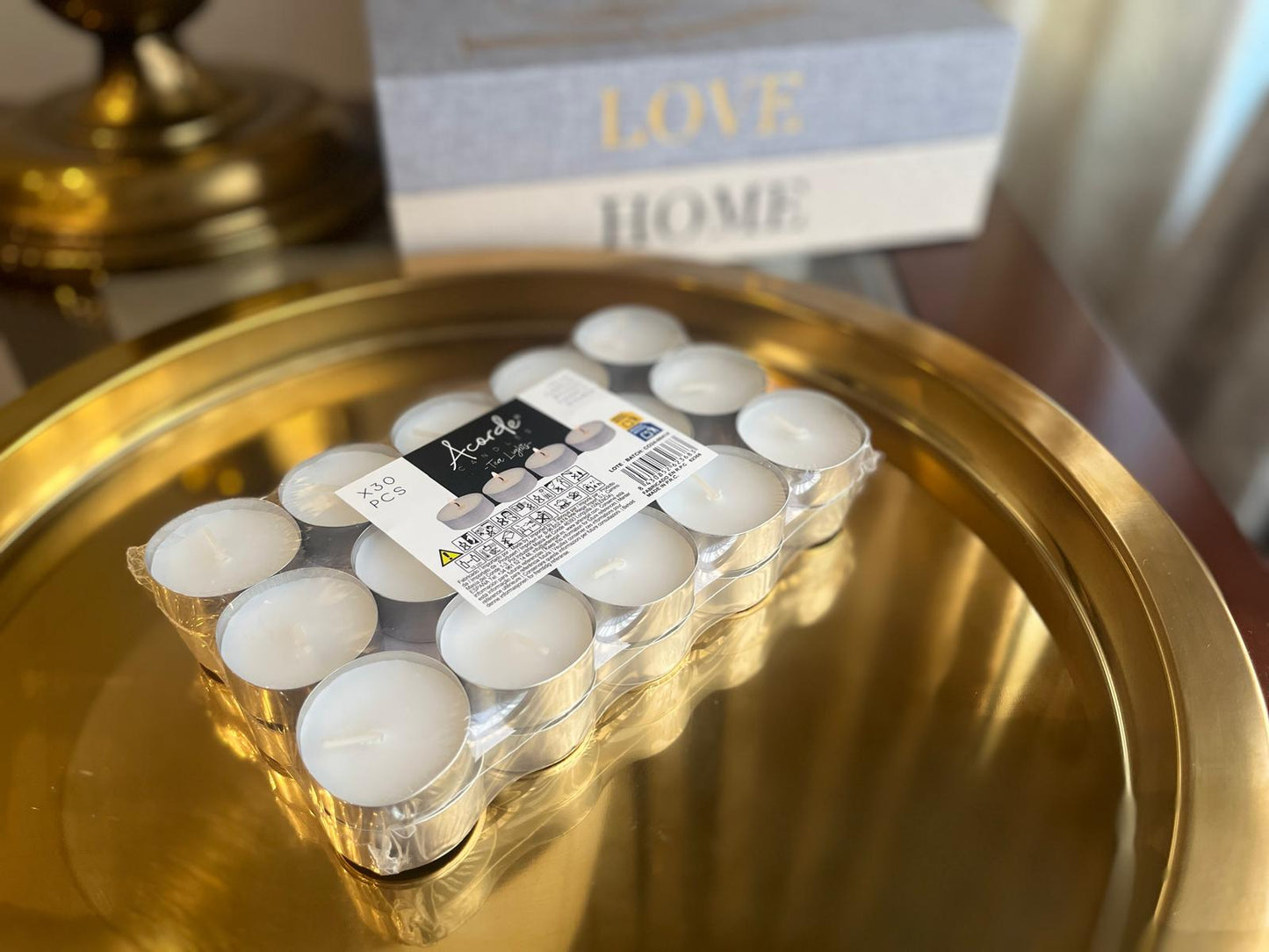 🕯️ Velas de Té Pack 30 unidades – Duraderas y prácticas