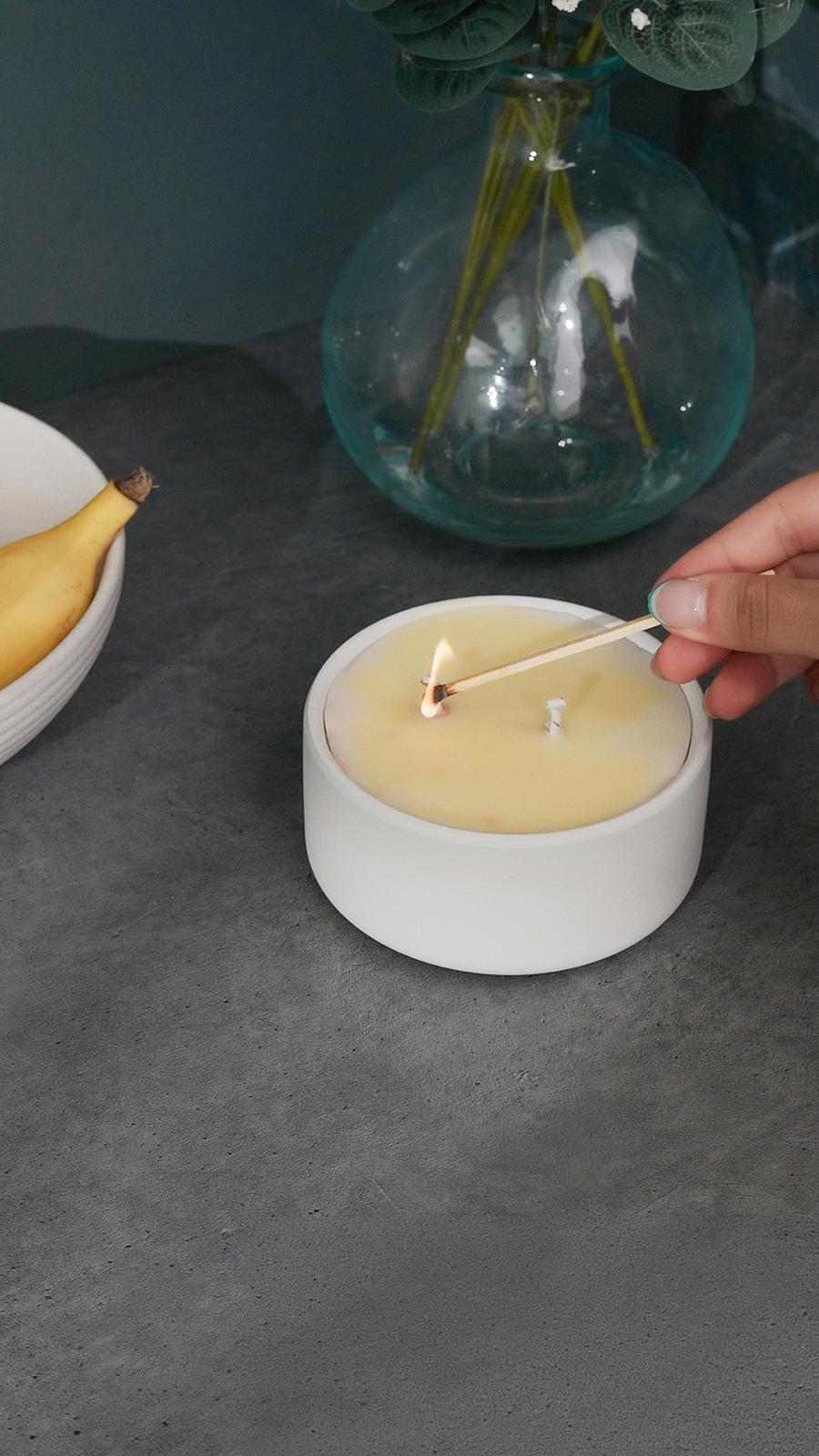 🕯️ Vela Aromática Mango & Coco | Tropical y Artesanal | Atuvela
