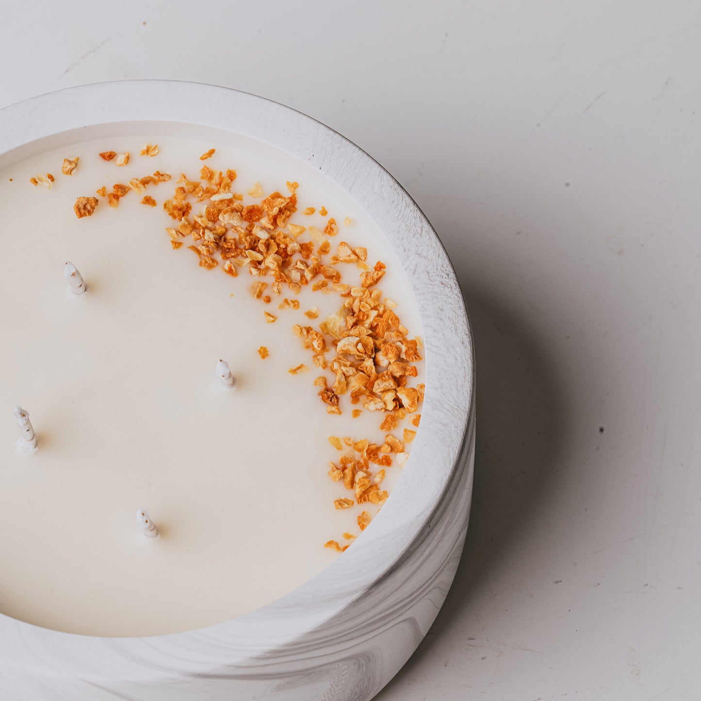 Atuvela · Velón 4 mechas · Canela Naranja