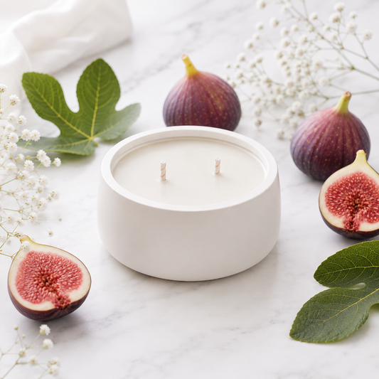 Vela Aromática Figué | Higo, Frescura Verde y Elegancia
