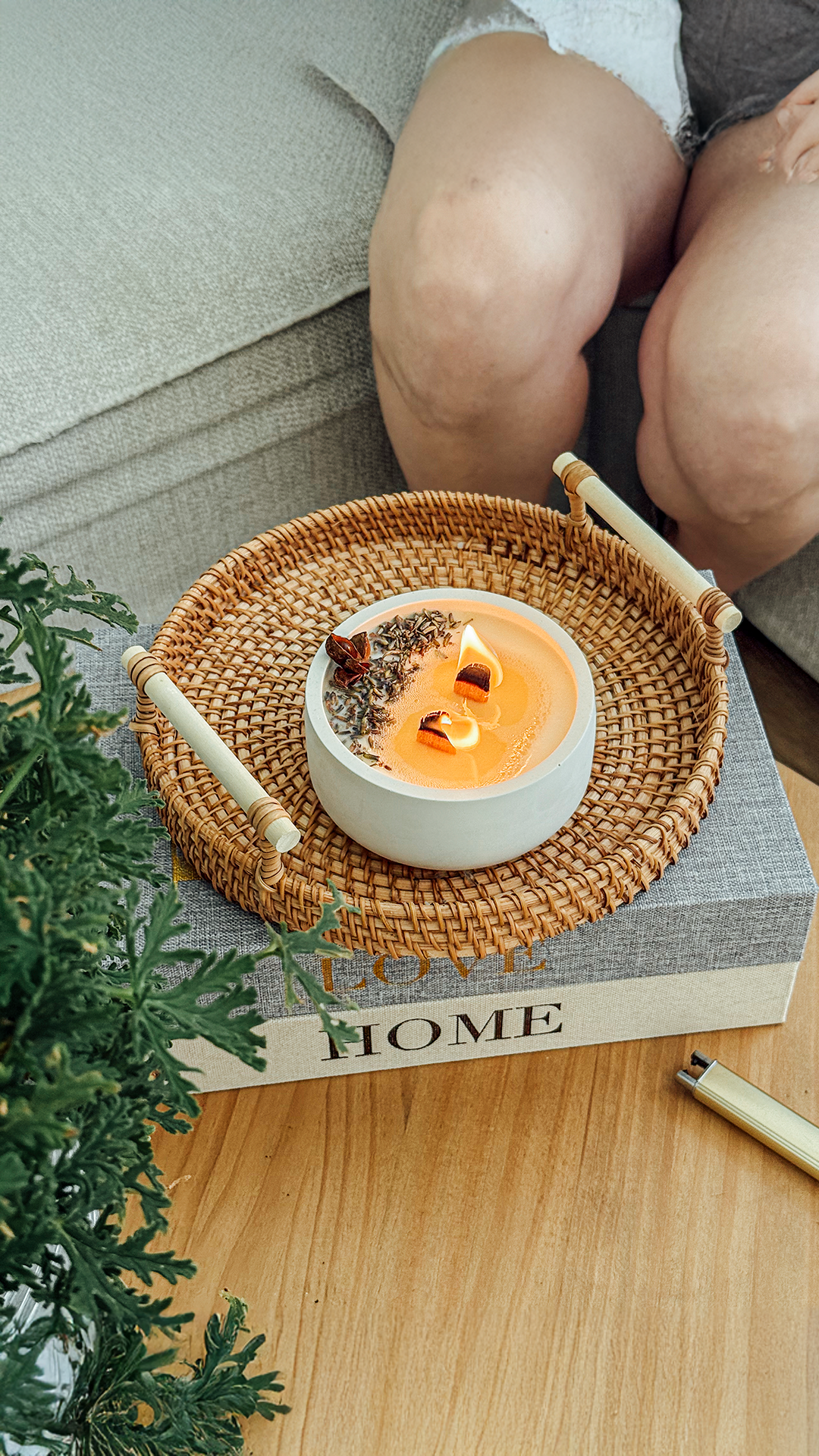 Vela Lavanda y Vainilla