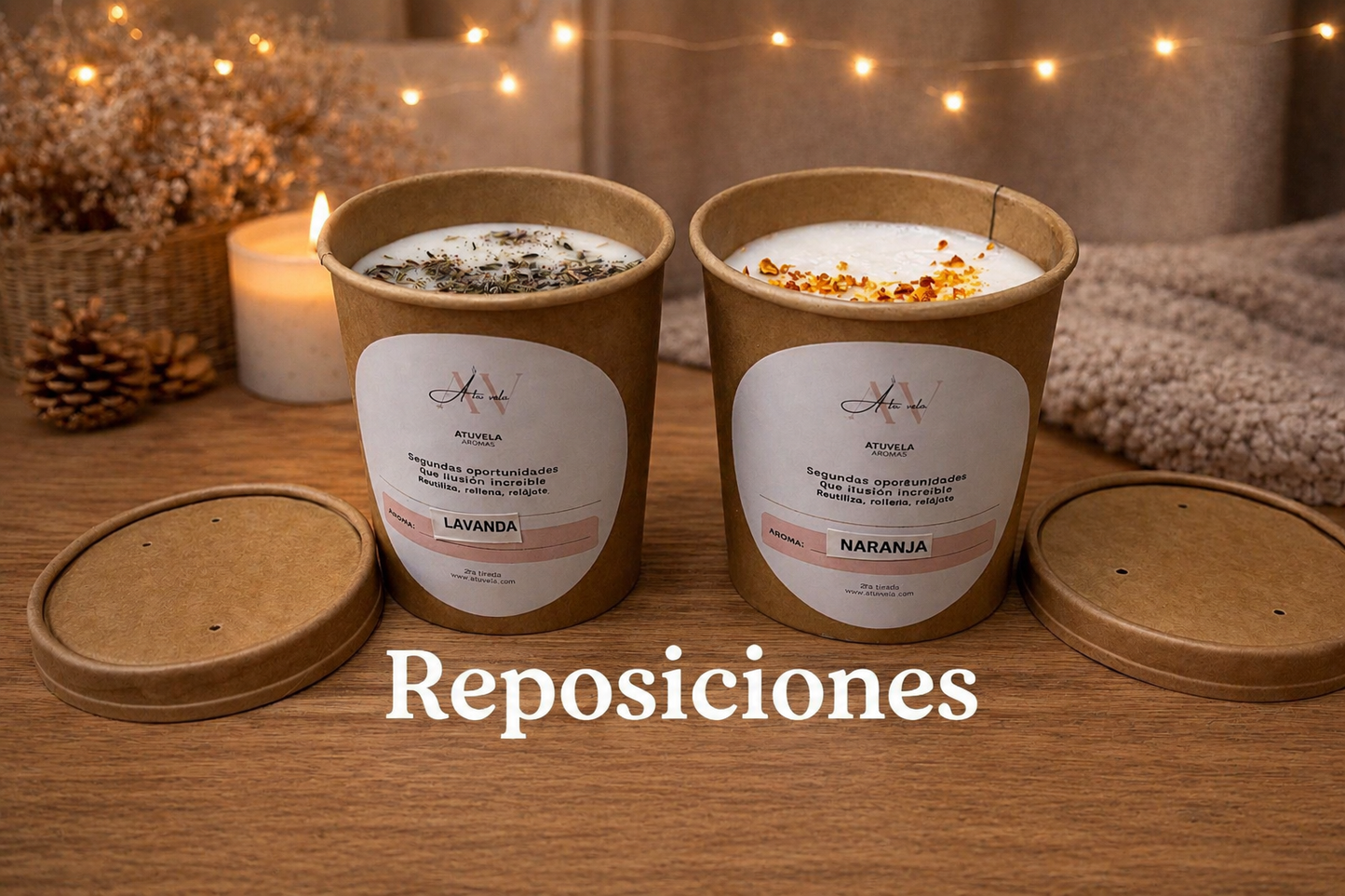 Reposición para vela
