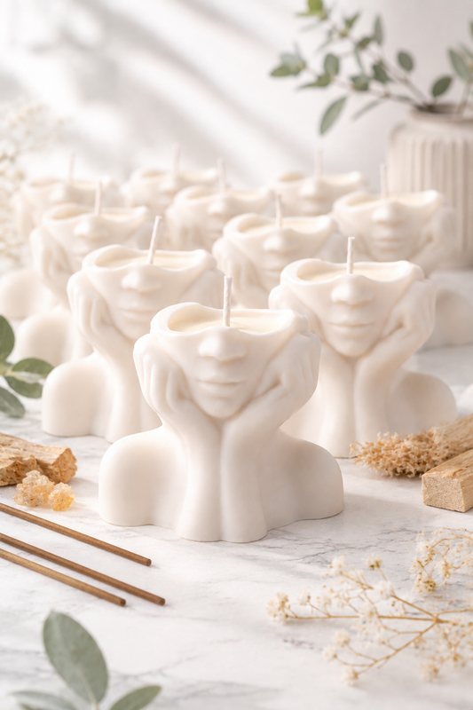 Vela Euforia | Aroma Amaderado y Especiado |Formato original y  Escultura Edición Limitada