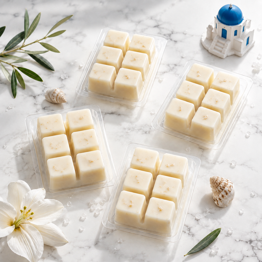 Pack 4 Wax Melts Ítaca – Aroma Mediterráneo Relajante | Cera de Soja Vegetal | Atuvela