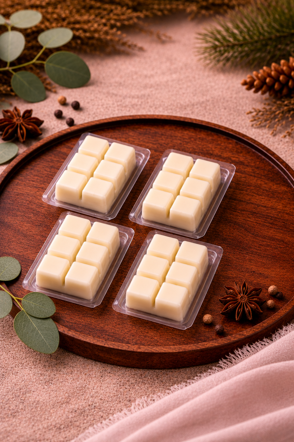 Pack 4 Wax Melt EUFORIA| Cera 100% Vegetal | Fabricado en Valencia